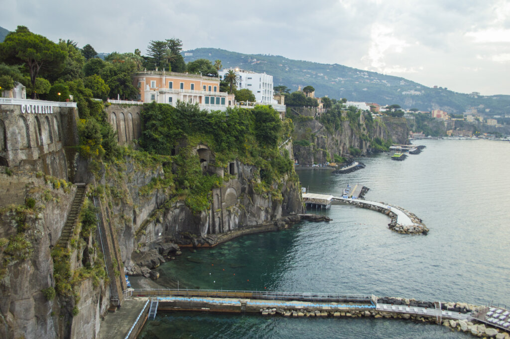 Coastal view in Sorrento, Italy