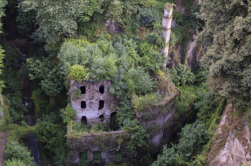 VALLONE DEI MULLINI, an abandoned mill in Sorrento, Italy