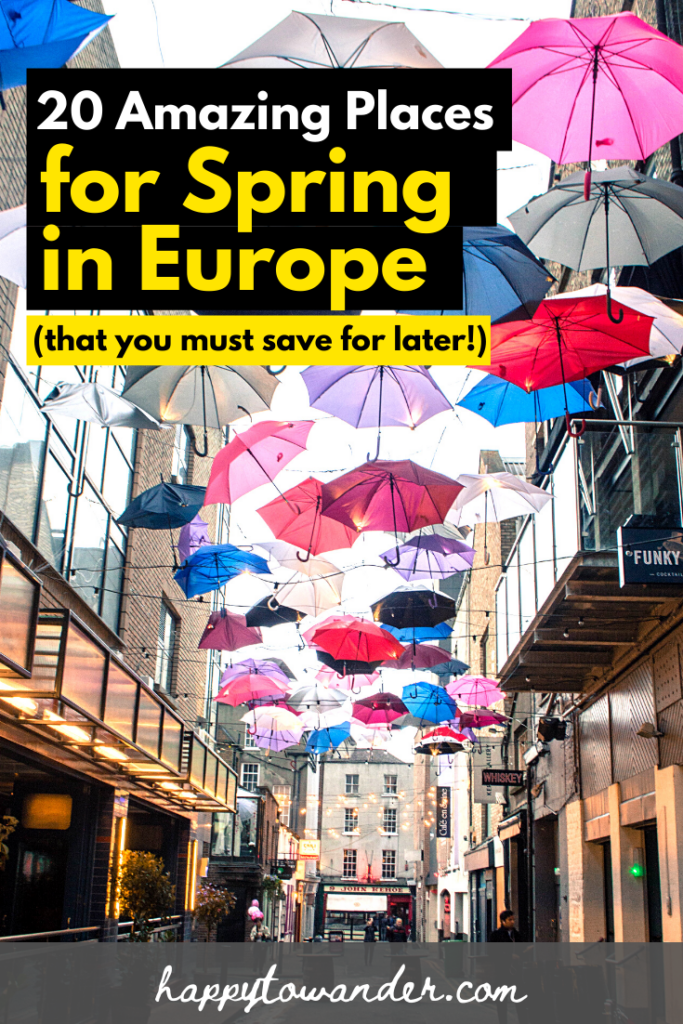 places to visit in europe during spring