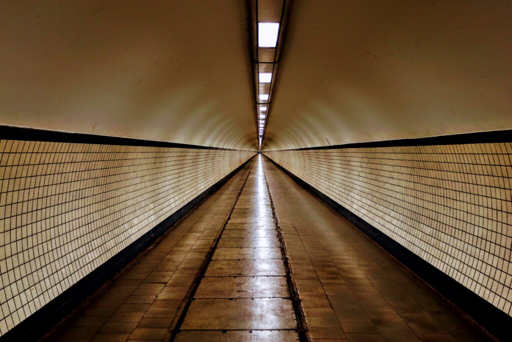 St Anna Pedestrian tunnel in Antwerp