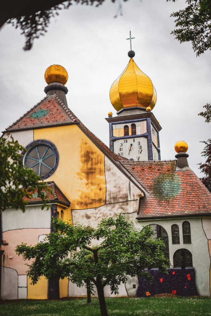 St Barbara's Church in Bärnbach, Austria