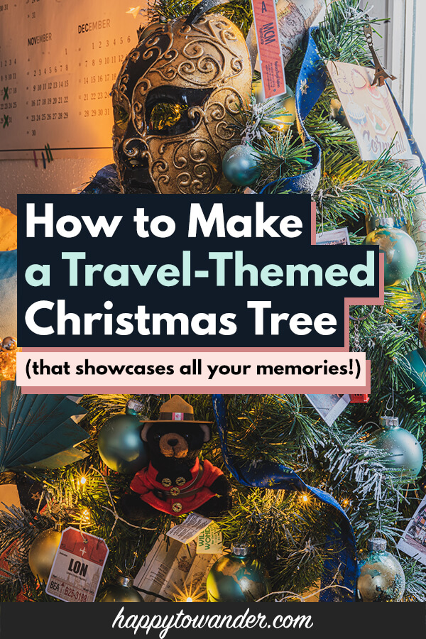 How to Make the PERFECT Travel Themed Christmas Tree! [2024]