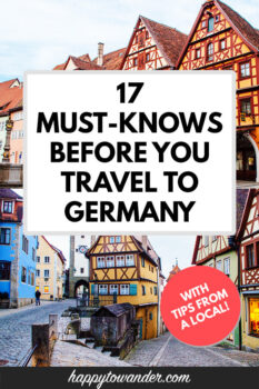 travel advice to germany