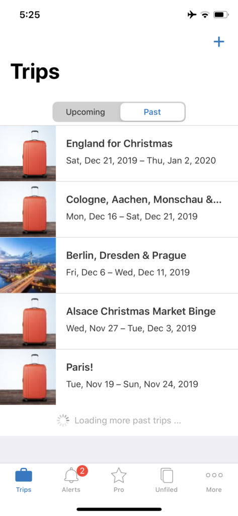 travel app in europe