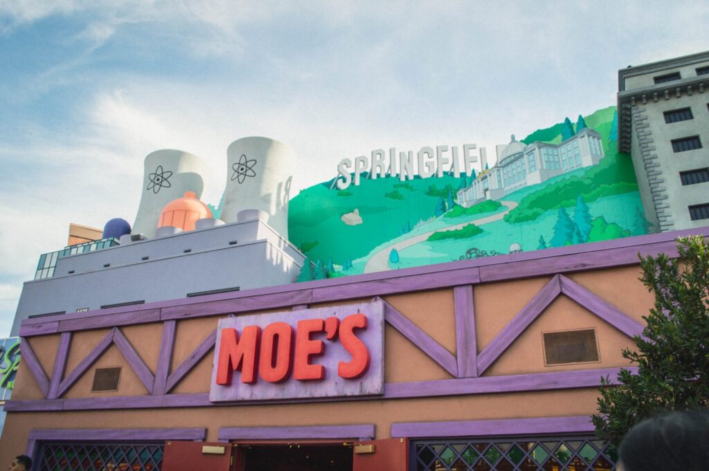 Universal Studios Hollywood Moe's in Springfield