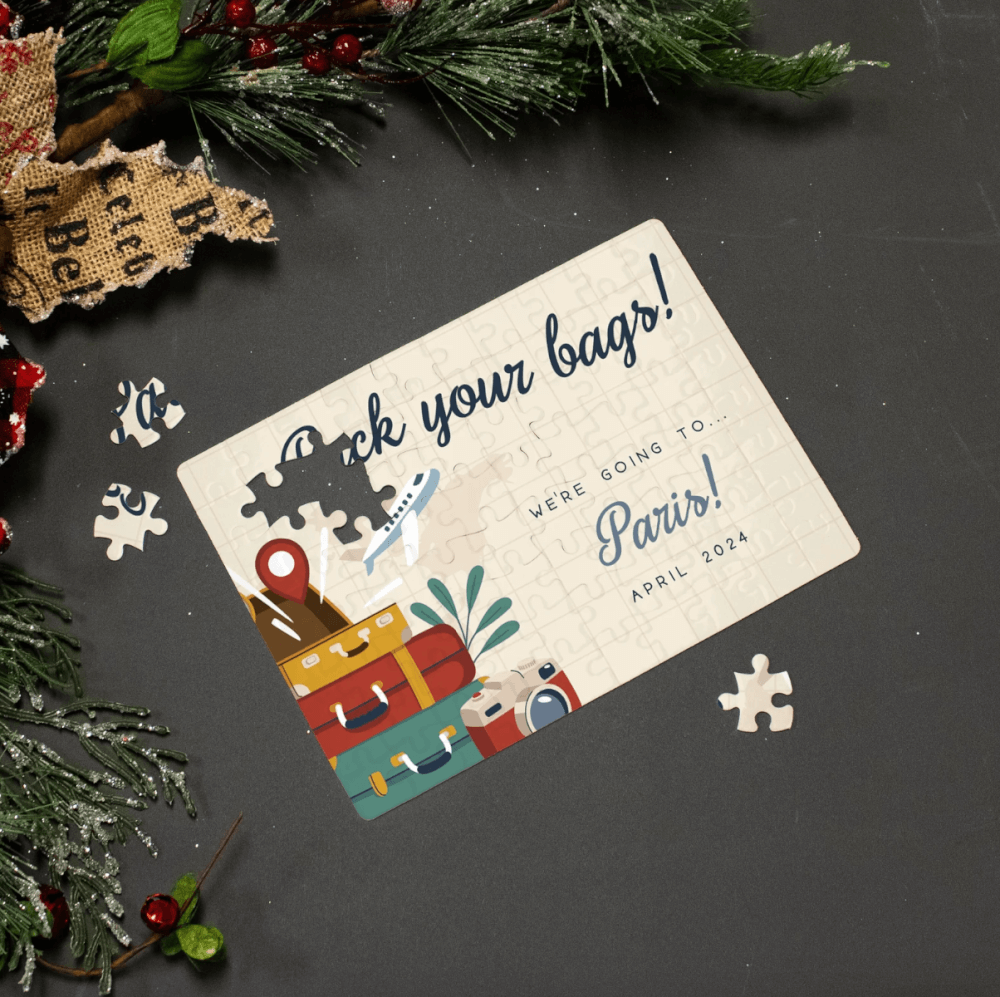 Adorable Vacation Reveal Puzzle