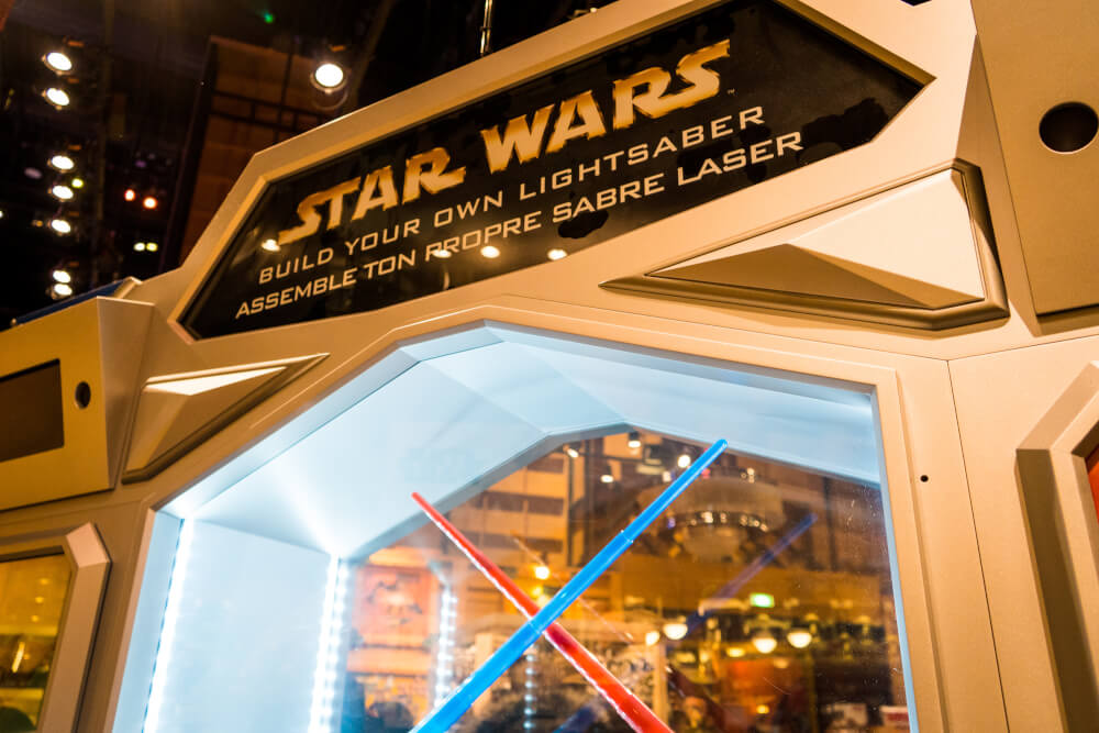 Build your own lightsaber at Disneyland Paris