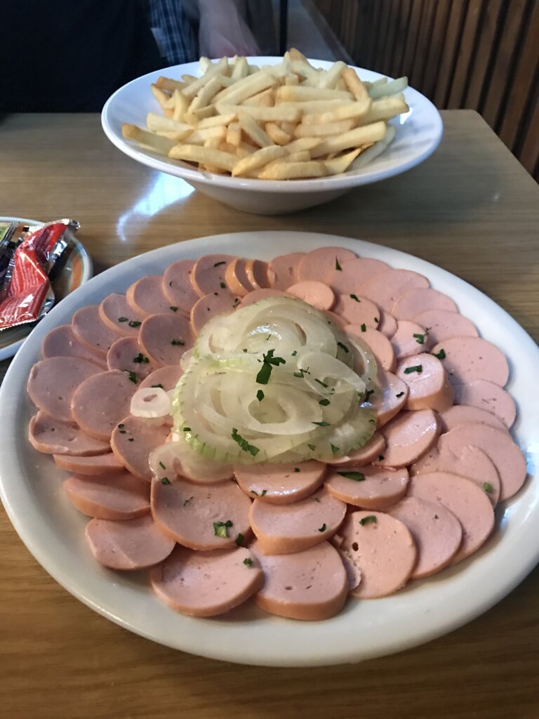 Wurstsalat, a sausage salad