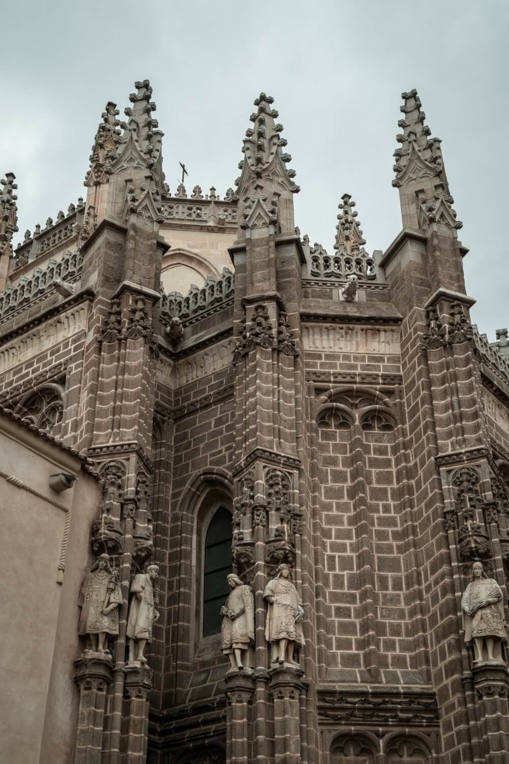 Statues of Catholic Saints on the Monastery San Juan de los Reyes