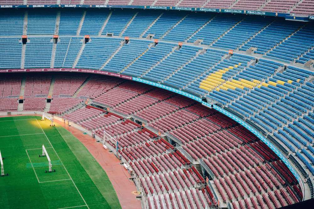 Camp Nou in Barcelona, Spain