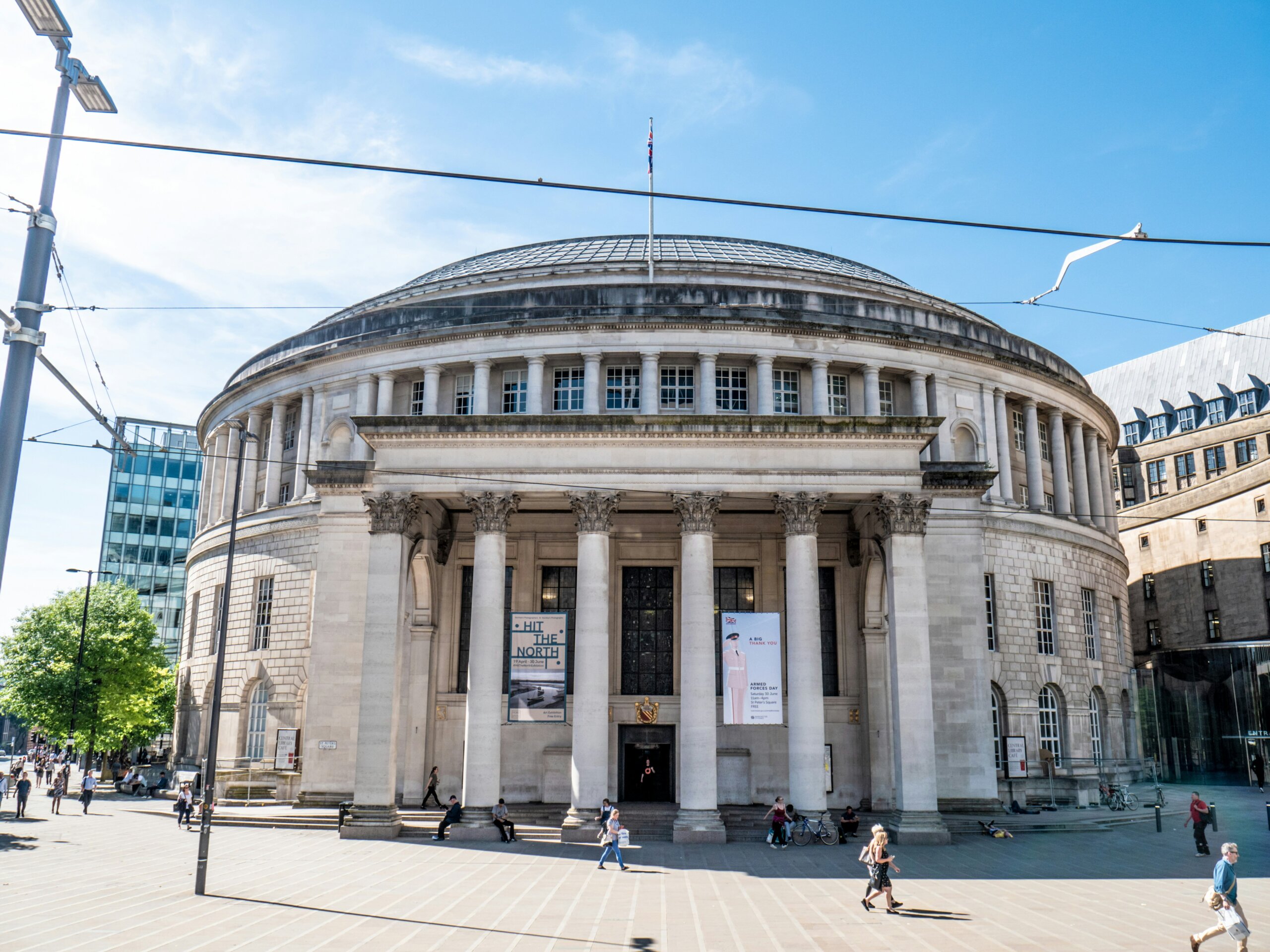 Outside of Manchester central library