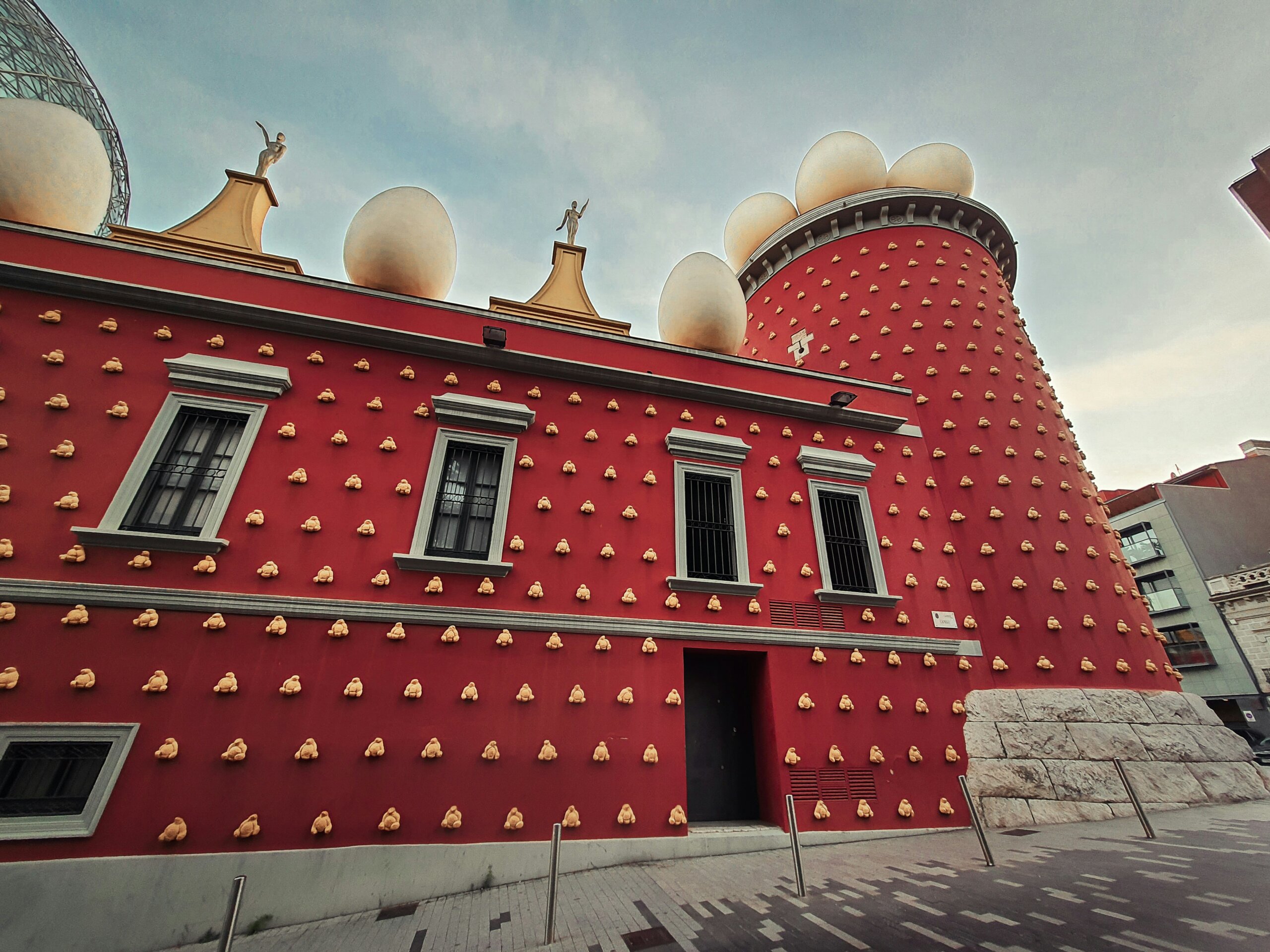 Outside of the Salvador Dalí Museum in Figueres, Spain