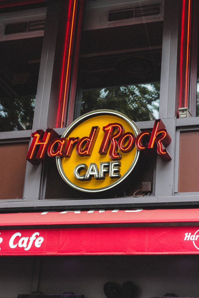 Hard Rock cafe in paris