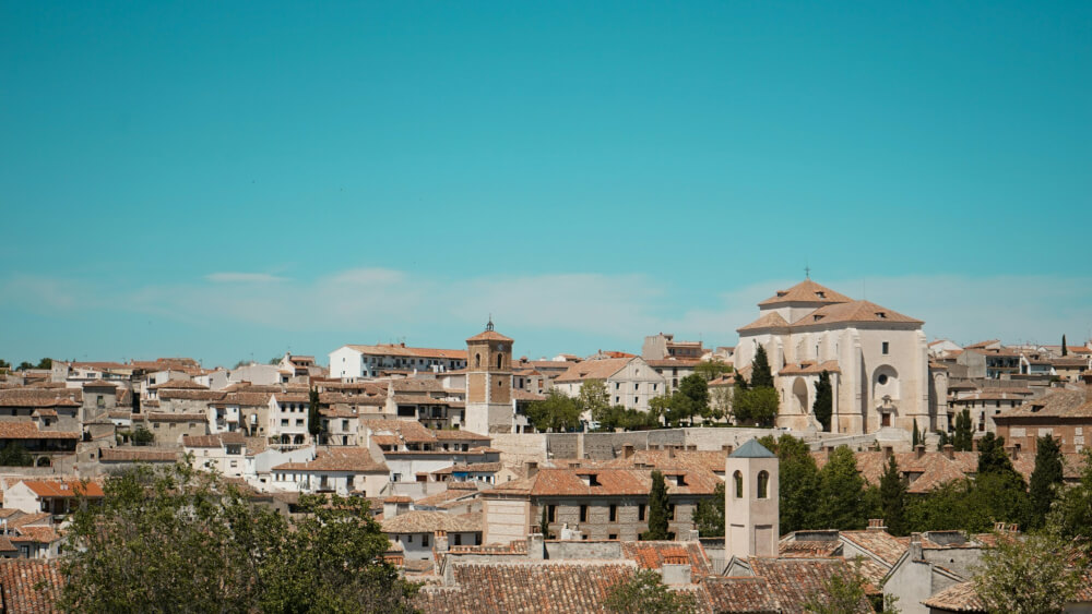 A sunny day in a small town in Spain