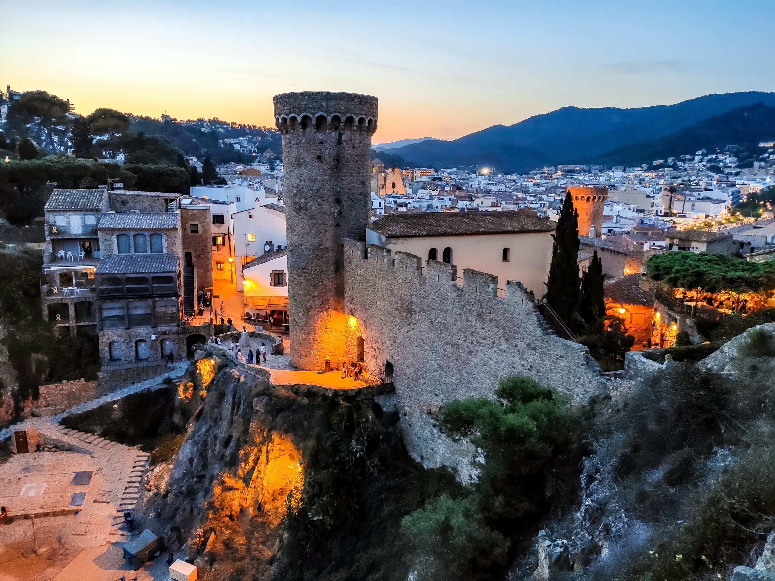 Medieval fortress in Tossa de Mar, Spain