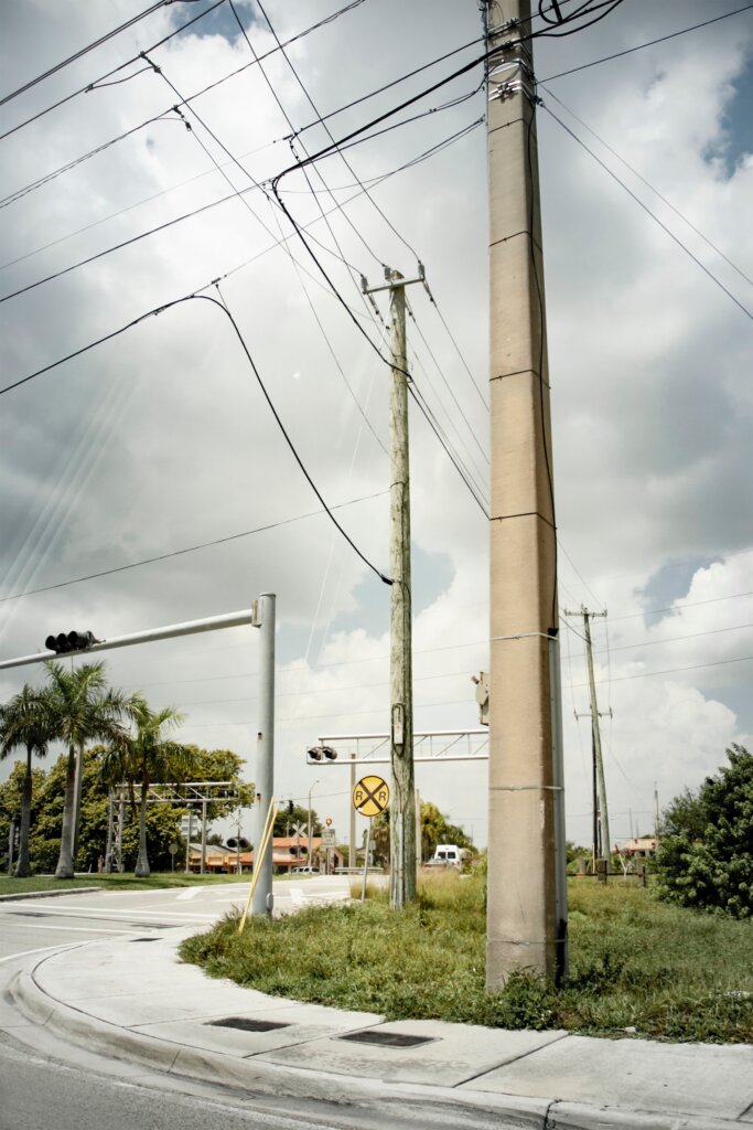 A cloudy Florida sky before a storm.