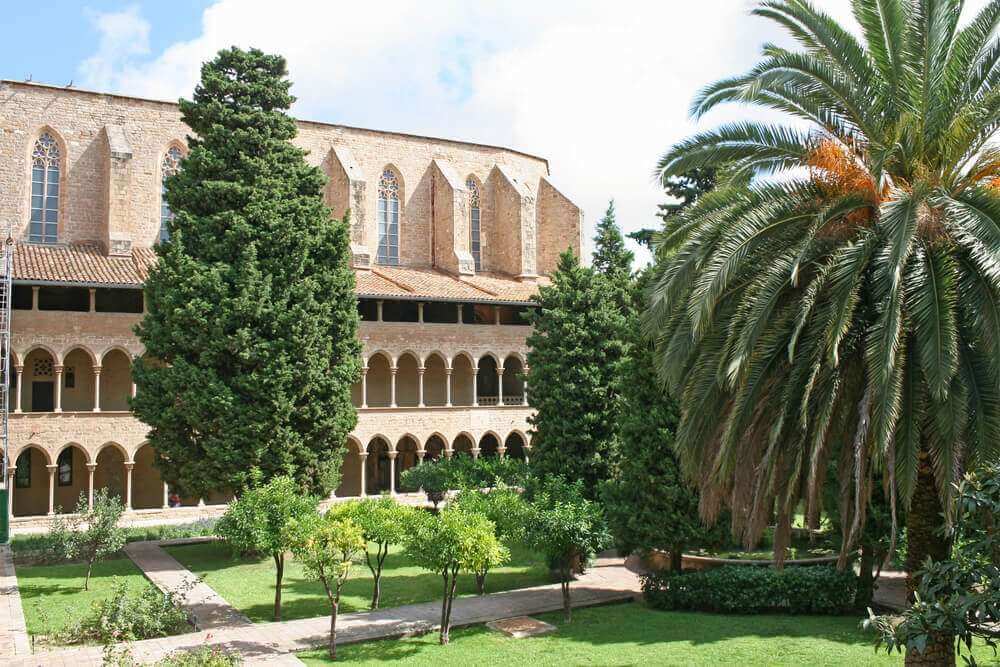 Reial Monastir de Santa Maria de Pedralbes in Barcelona, Spain