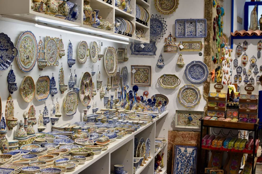 A ceramics shop