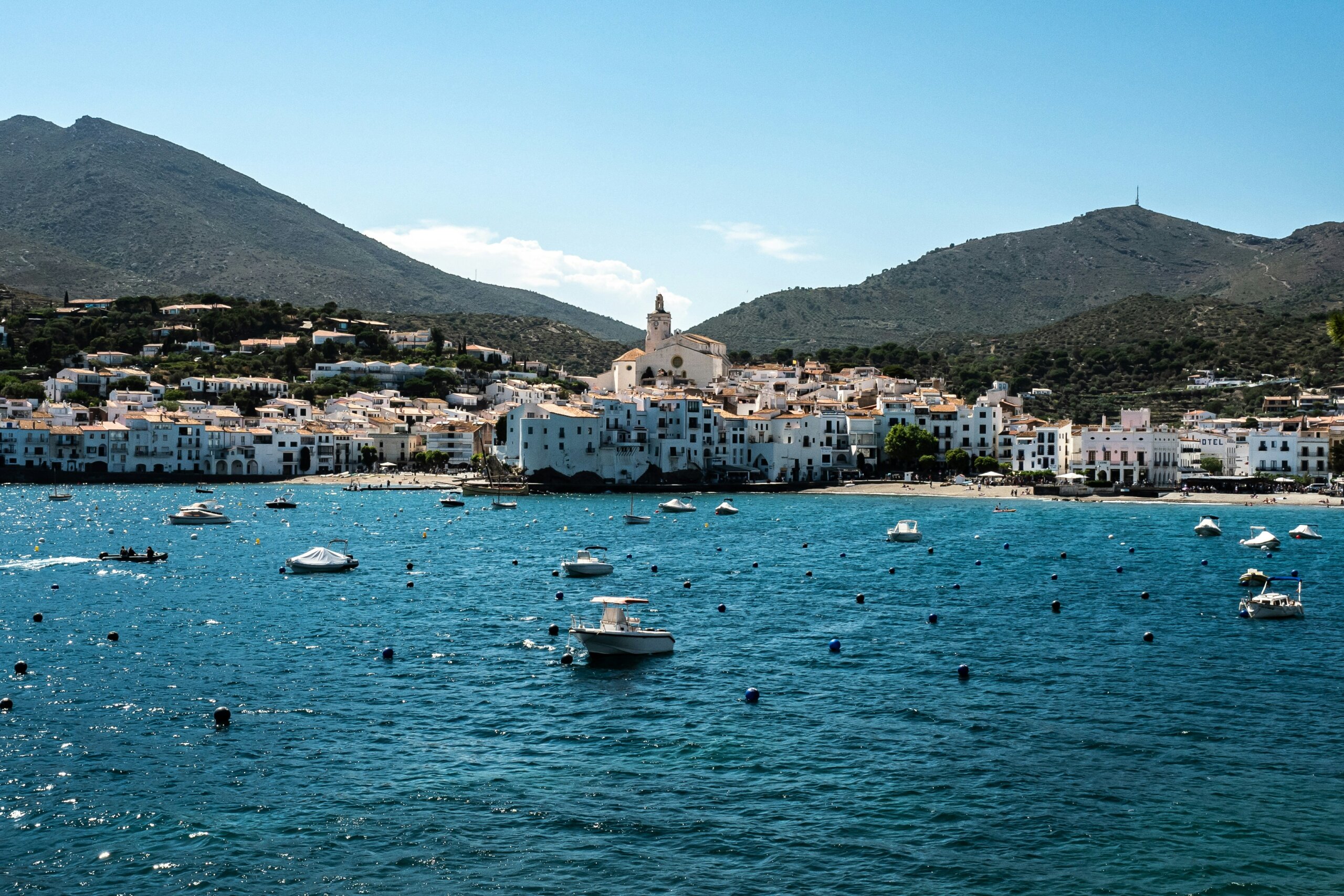 Fishing boats outside Cadaqués, Spain