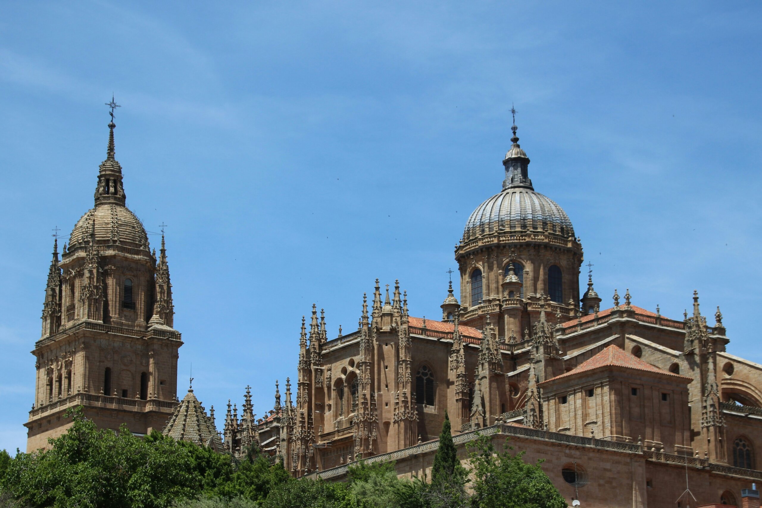 The Salamanca Gothic cathedral, a few hours outside of Madrid